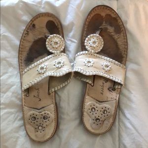 Beige Jack Rogers sandals